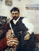 Valentin Aleksandrovich Serov Portrait of the Artist Konstantin Korovin Spain oil painting artist